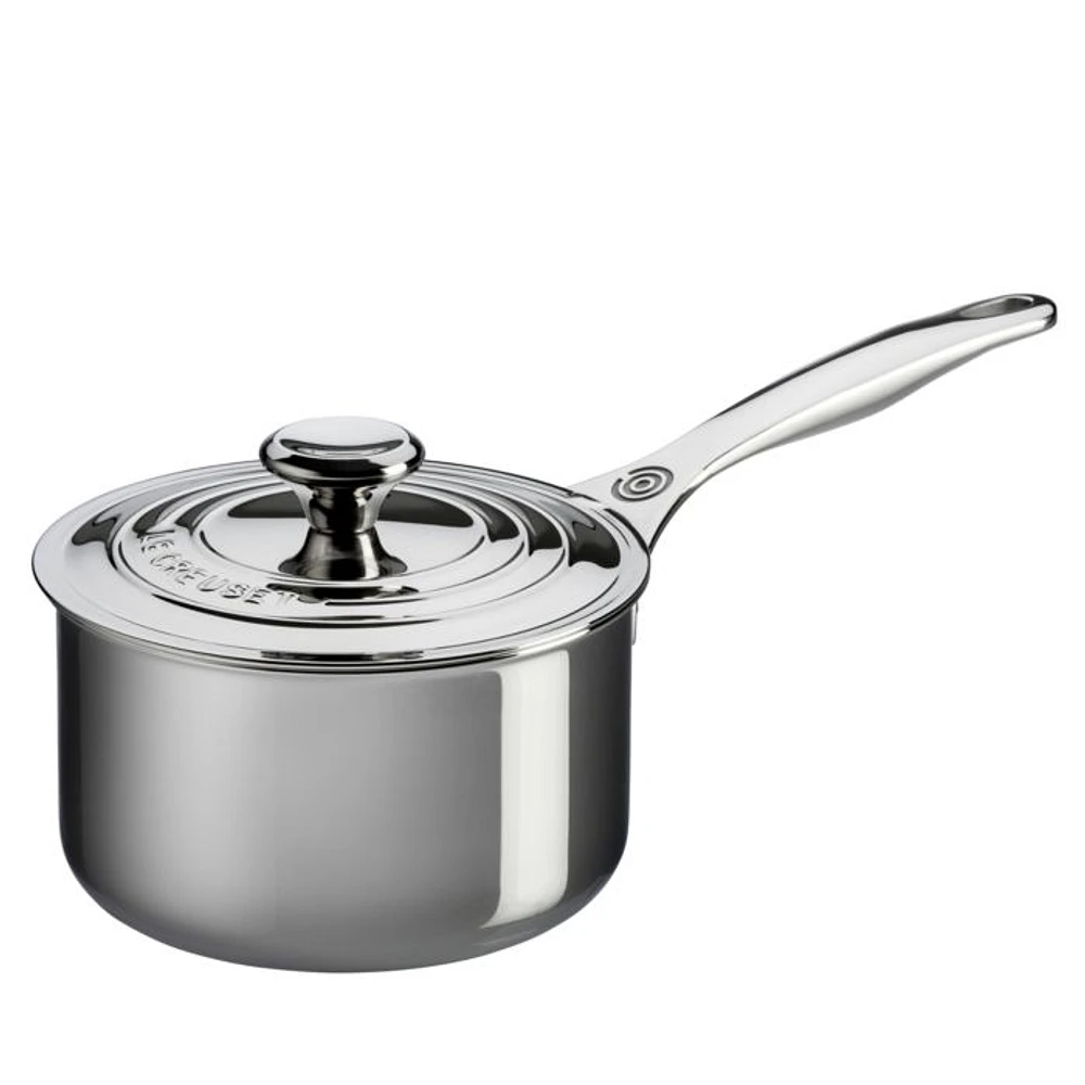 Stainless Steel -Quart Saucepan with Lid