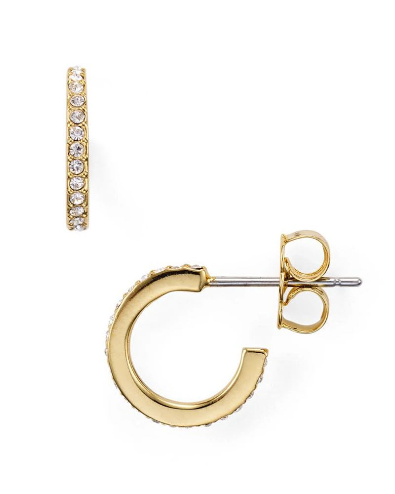 Pavé Hoop Earrings