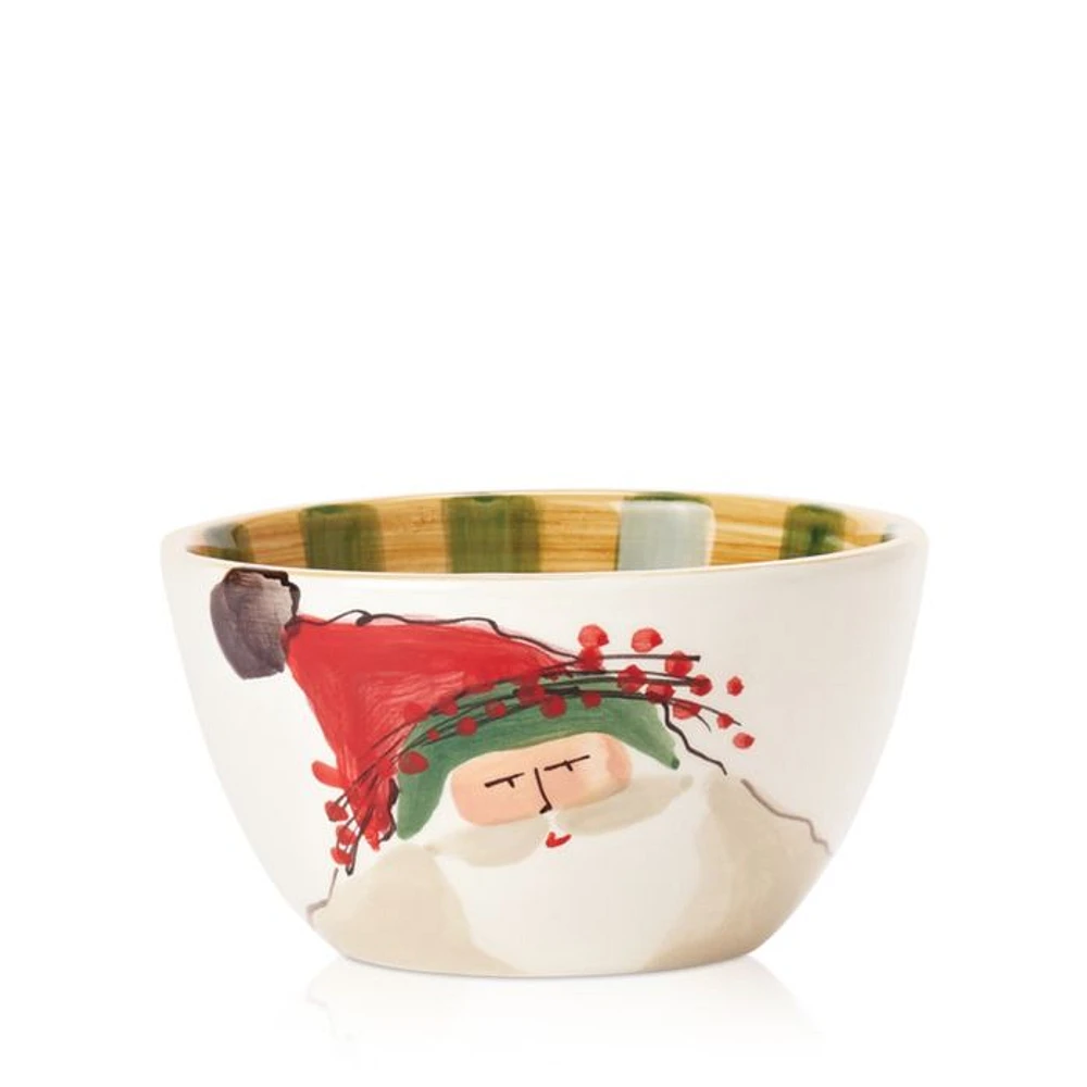 Old St. Nick Green Cereal Bowl