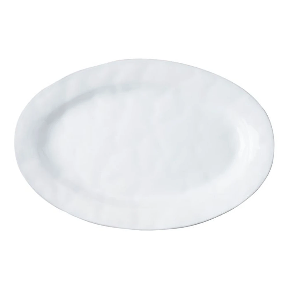 Quotidien White Truffle Medium Oval Platter