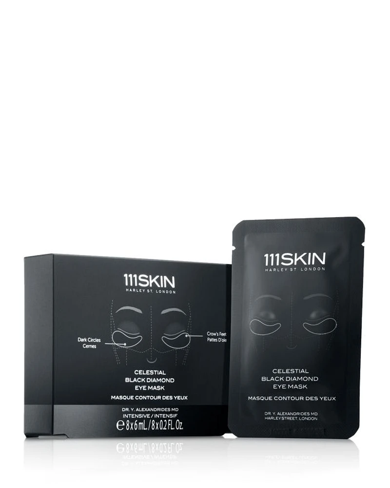 Celestial Black Diamond Eye Mask Box, 8 Piece