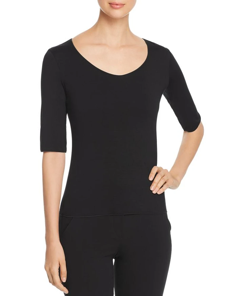 Soft Scoop-Neck Tee