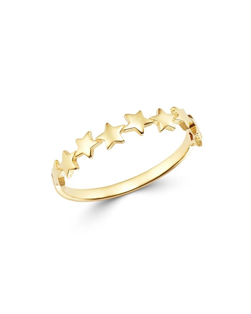 Multi-Star Ring in 14K Yellow Gold - Exclusive