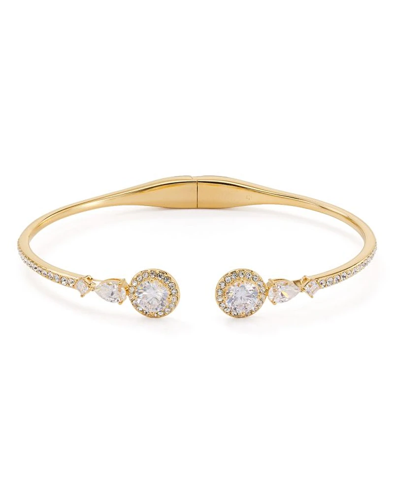 Pavé-Detail Hinge Bracelet