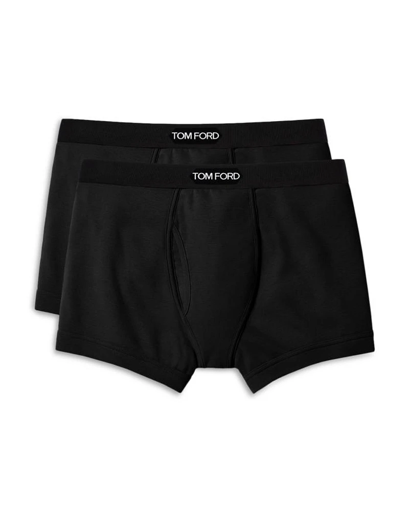Cotton Blend Boxer Briefs, Set of 2