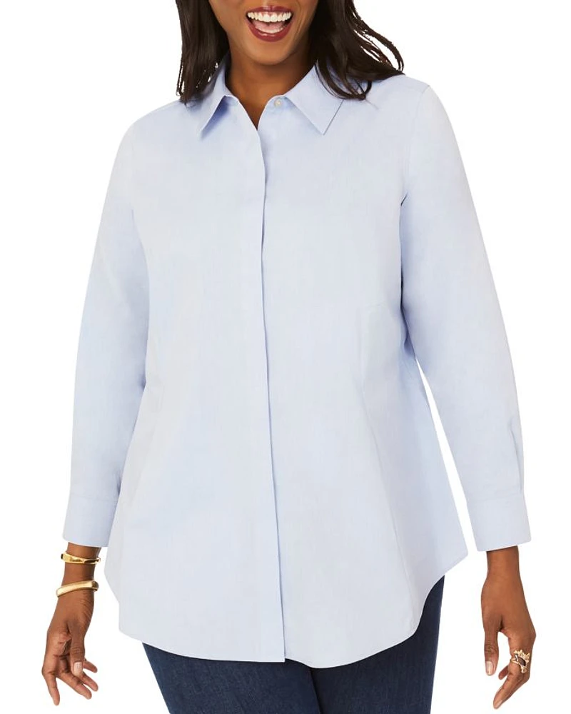 Cici Non Iron Tunic Top