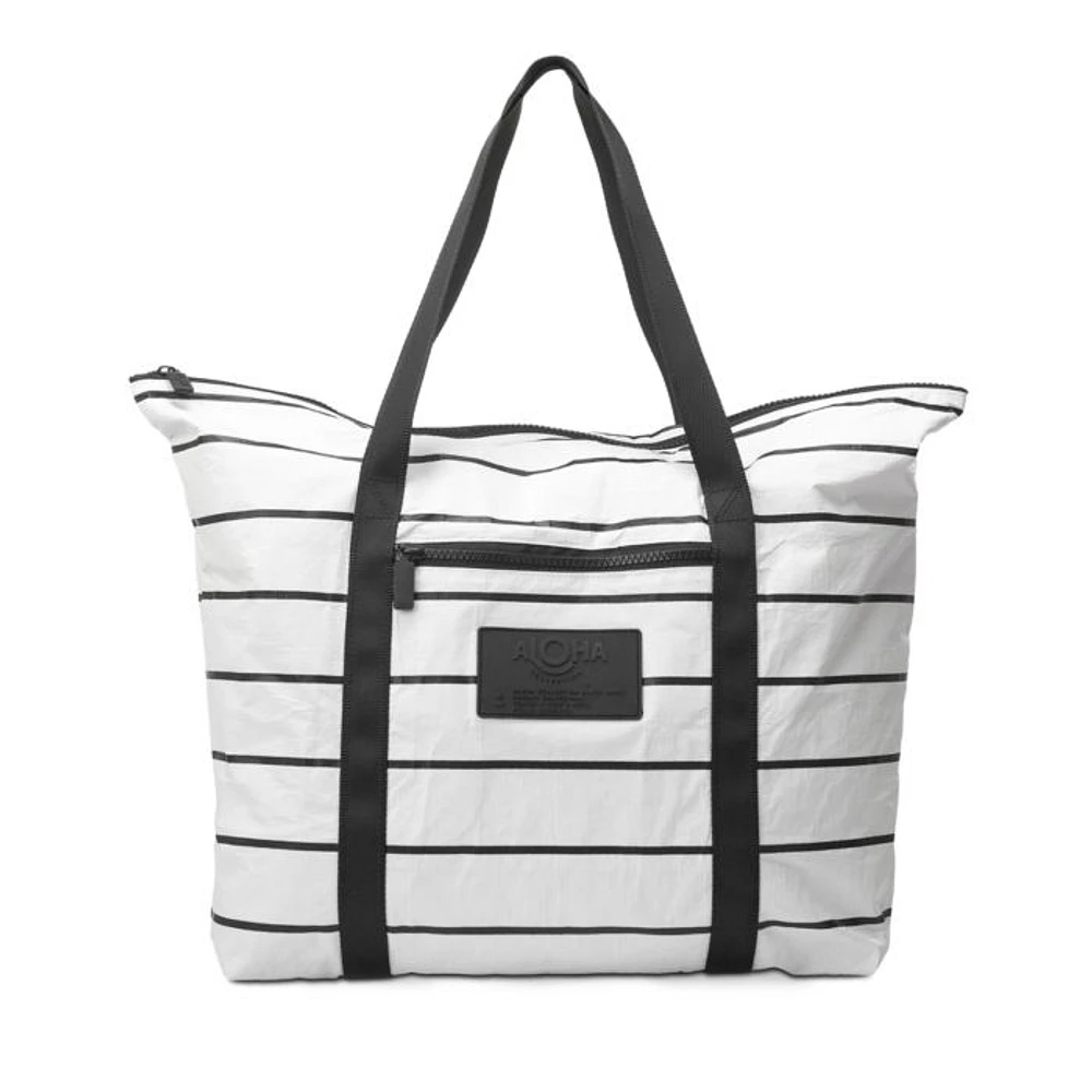 Pinstripe Day Tripper Tote Bag