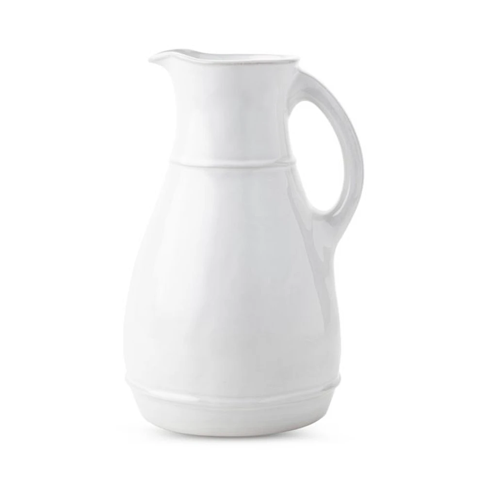 Puro Whitewash Pitcher Vase