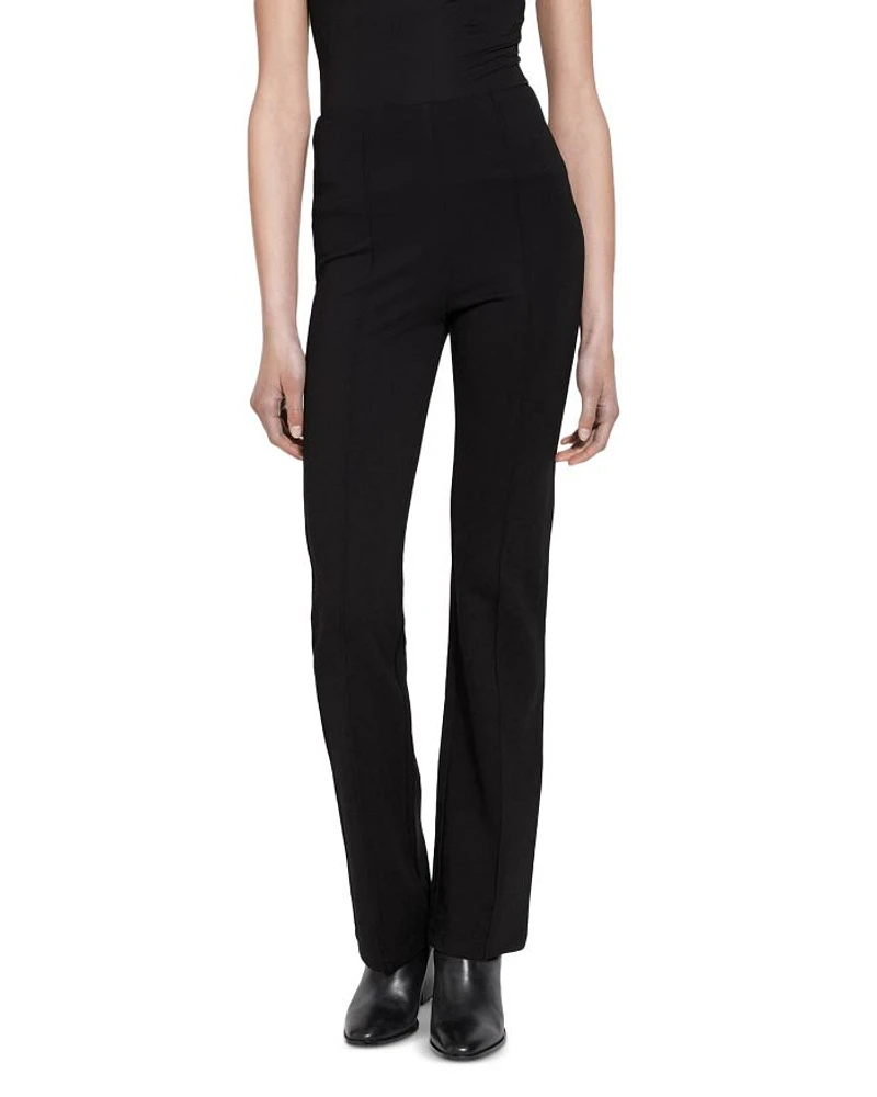 Elysse Wide-Leg Ponte Pants