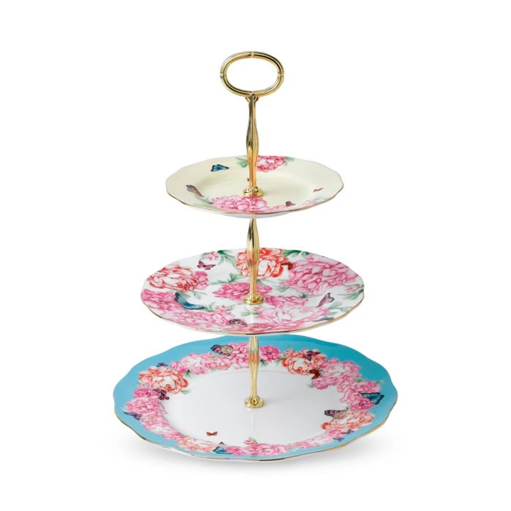 Miranda Kerr Mixed Patterns 3 Tier Cake Stand
