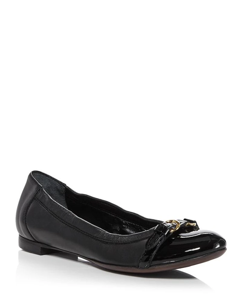 Women's Monika Cap Toe Ballet Flats