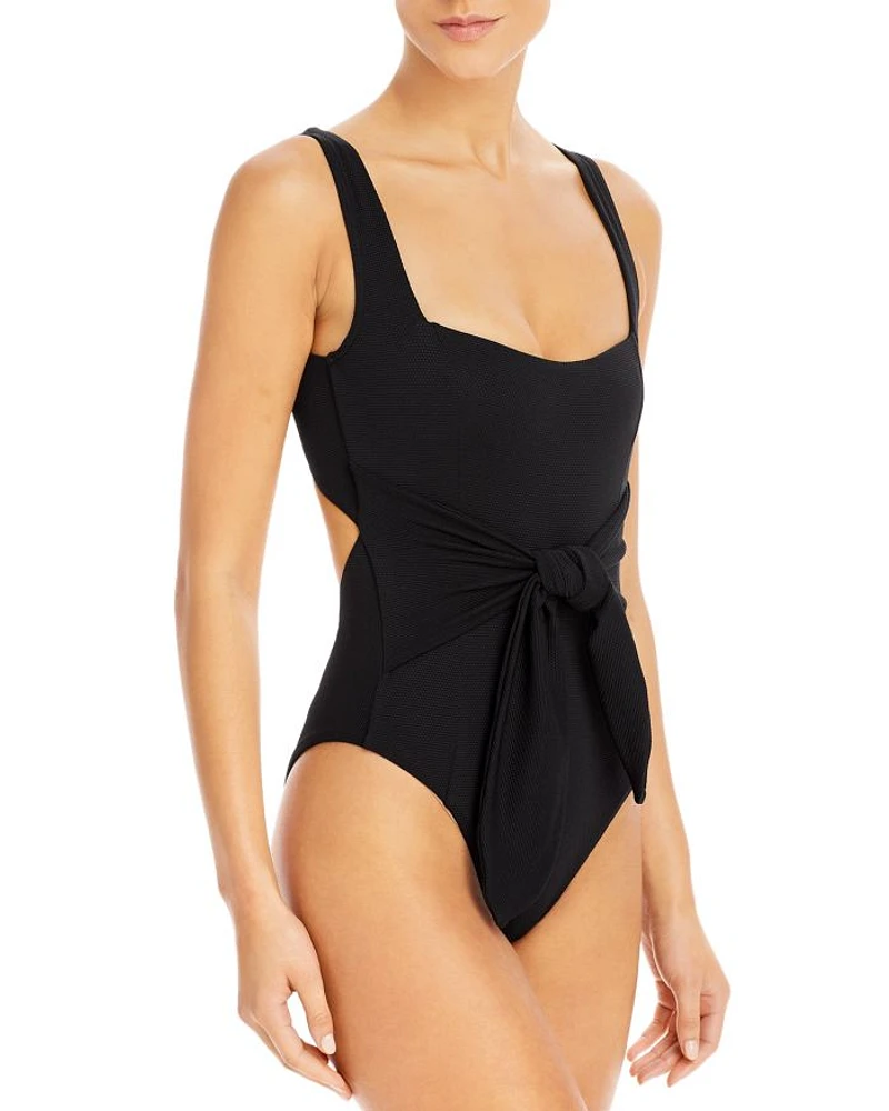 Balboa Textured One Piece Swimsuit