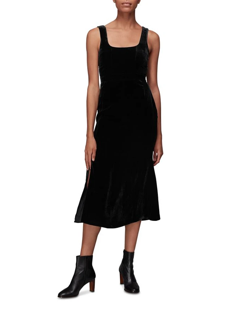Mila Velvet Midi Dress