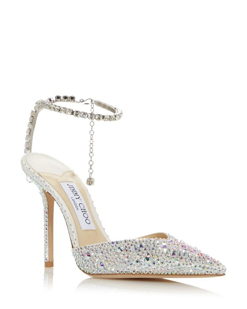Women's Saeda 100 Embellished Pointed Toe Pumps