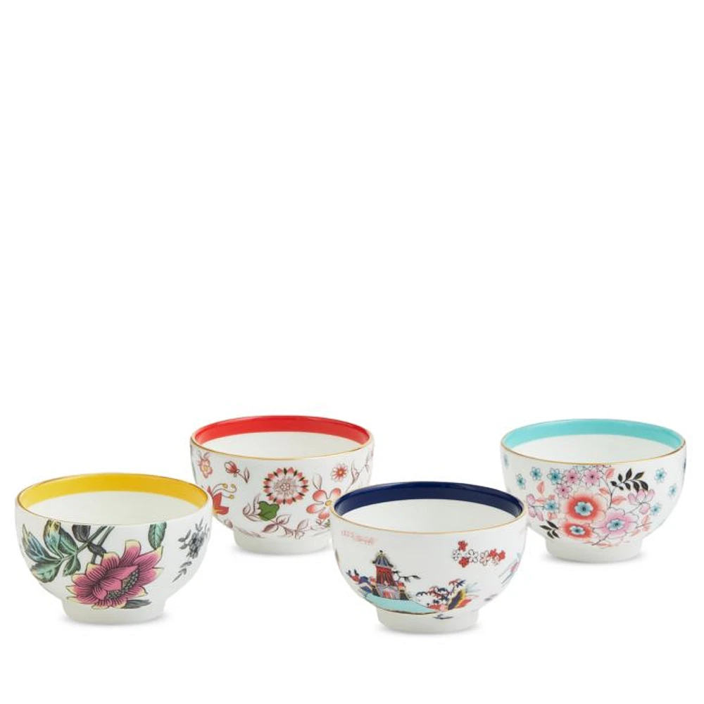 Wonderlust Tea Bowls, Set of 4