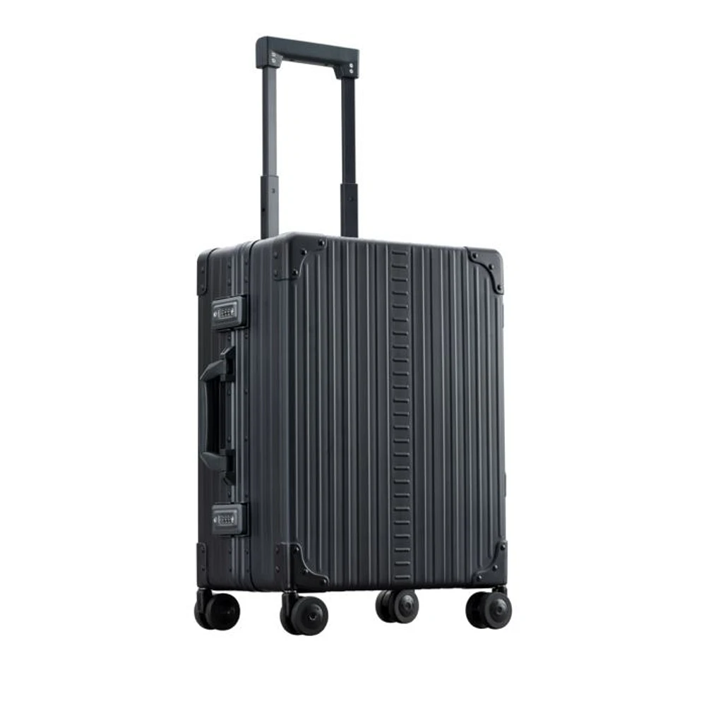 21" Aluminum Carry On Spinner Suitcase