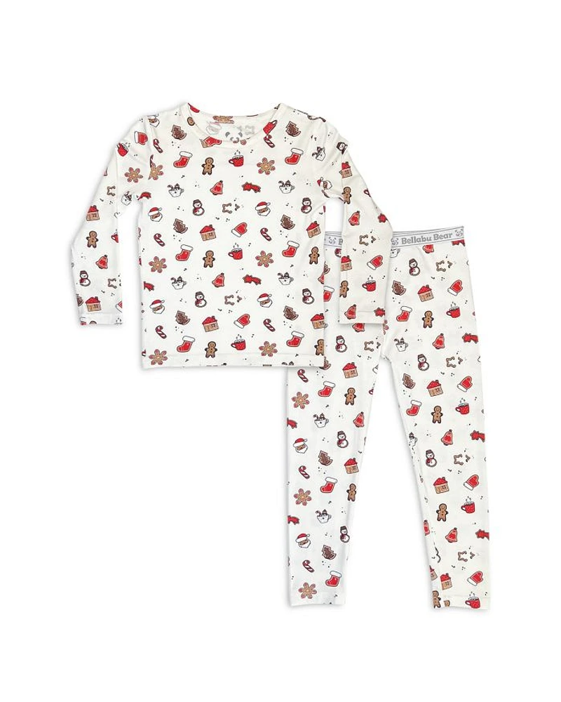 Unisex Sugar Cookies Printed Pajama Set - Baby, Little Kid