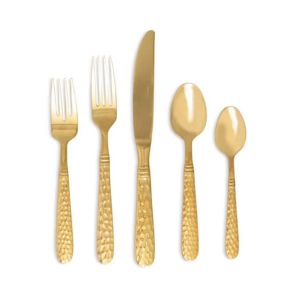 Martellato Gold 5-Piece Place Setting