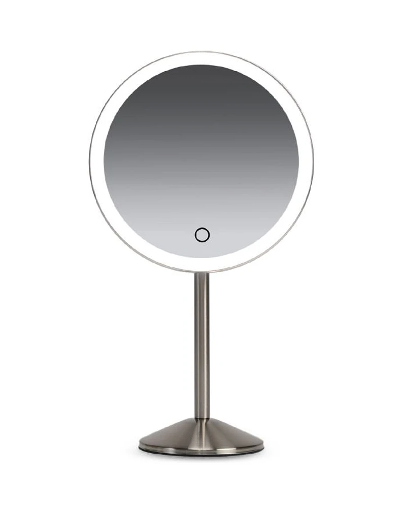 Round Rechargeable Makeup Mirror 5x Magnification