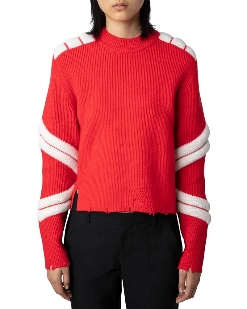 Georgia Merino Wool Crewneck Sweater