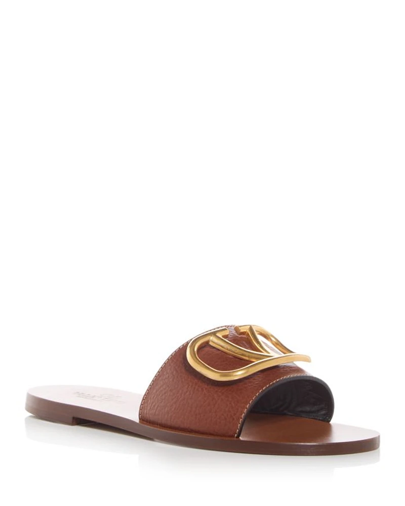 Women's V Logo Slide Sandals