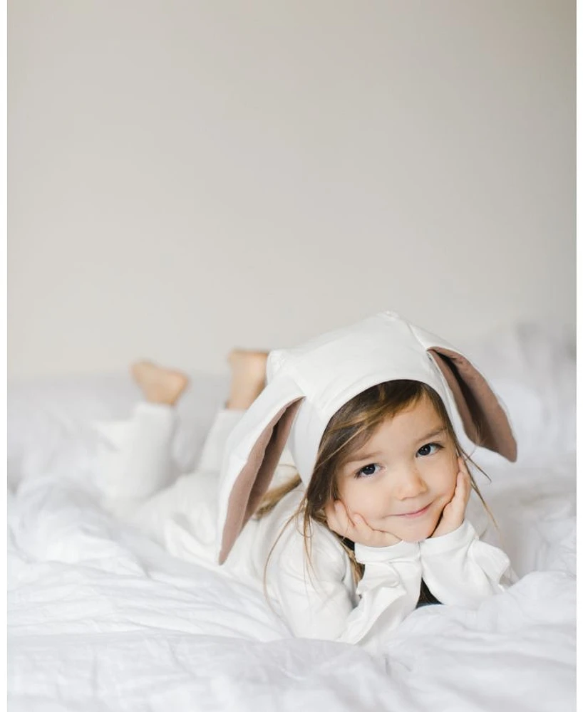 Ivory Bunny Pajama Costume - Ages 6 Months-8 Years