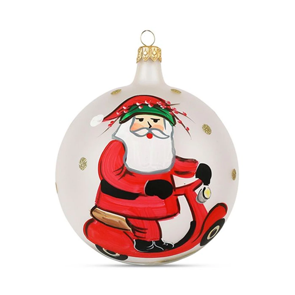 Old St. Nick Vespa Ornament