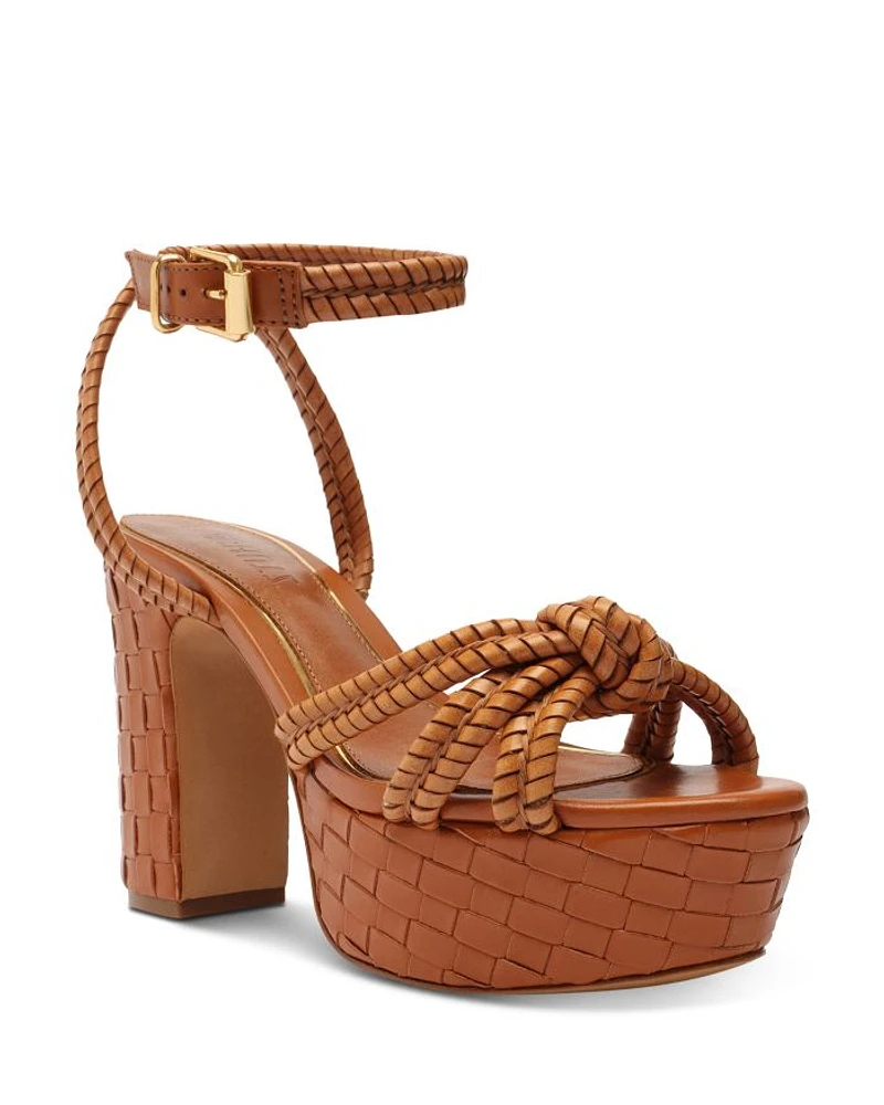 Women's Kathleen Knotted Ankle Strap Platform Sandals