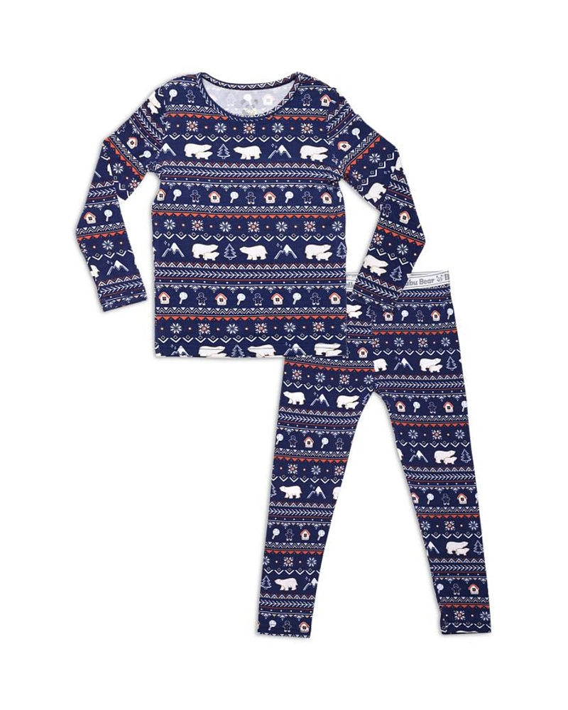 Unisex Polar Isle Print Pajama Set - Baby, Little Kid