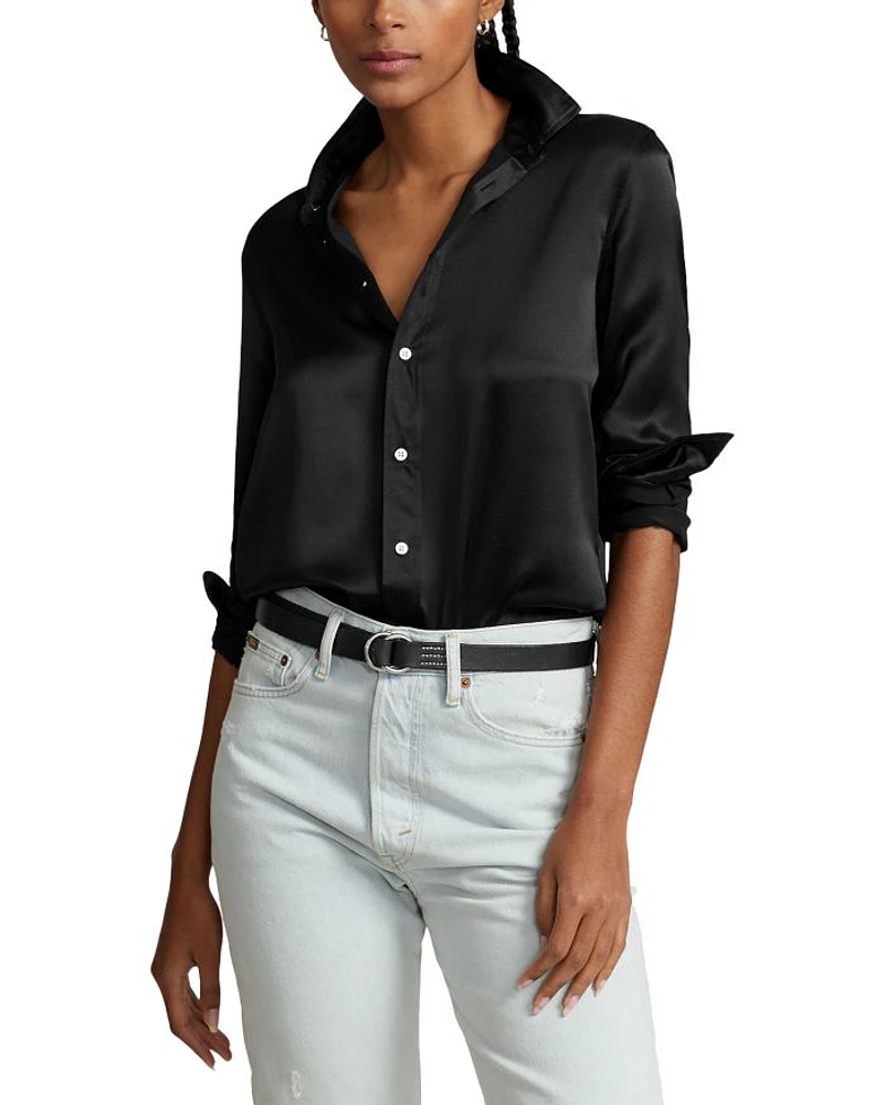 Silk Long Sleeve Shirt