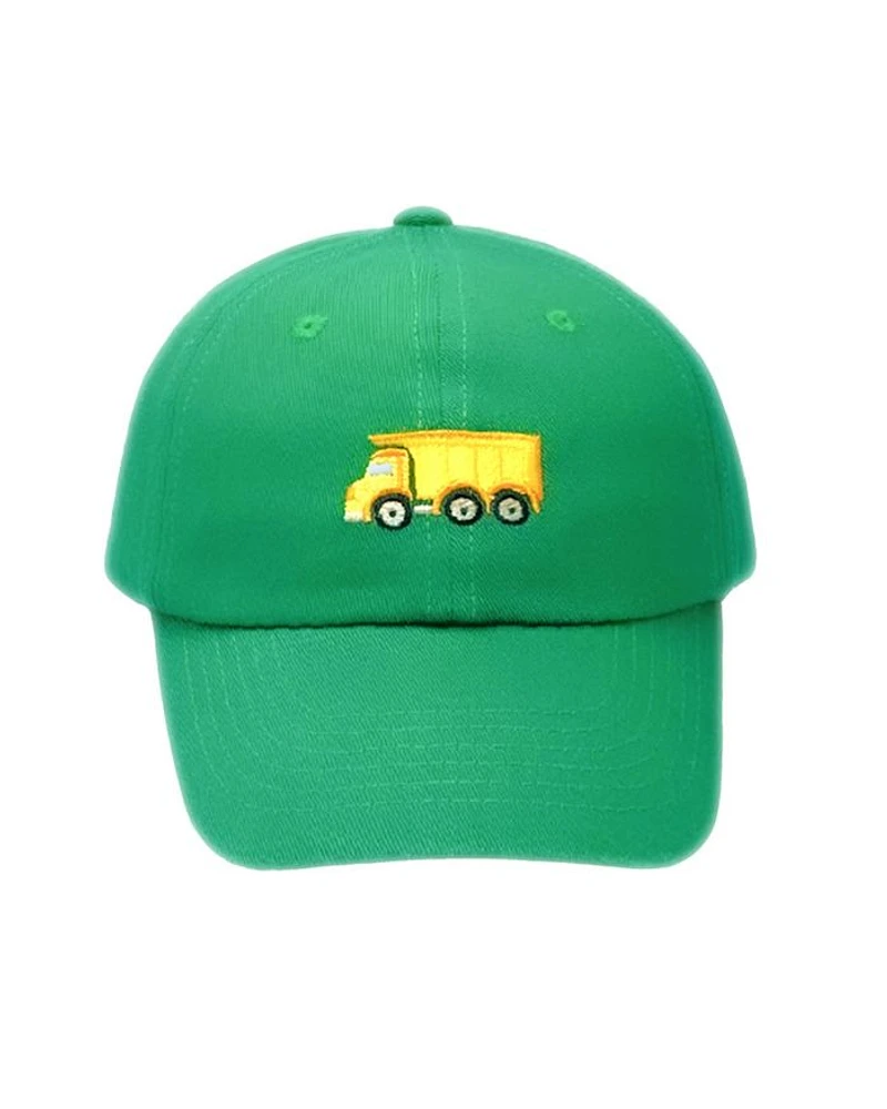 Boys' Dumptruck Baseball Hat in Green - Little Kid