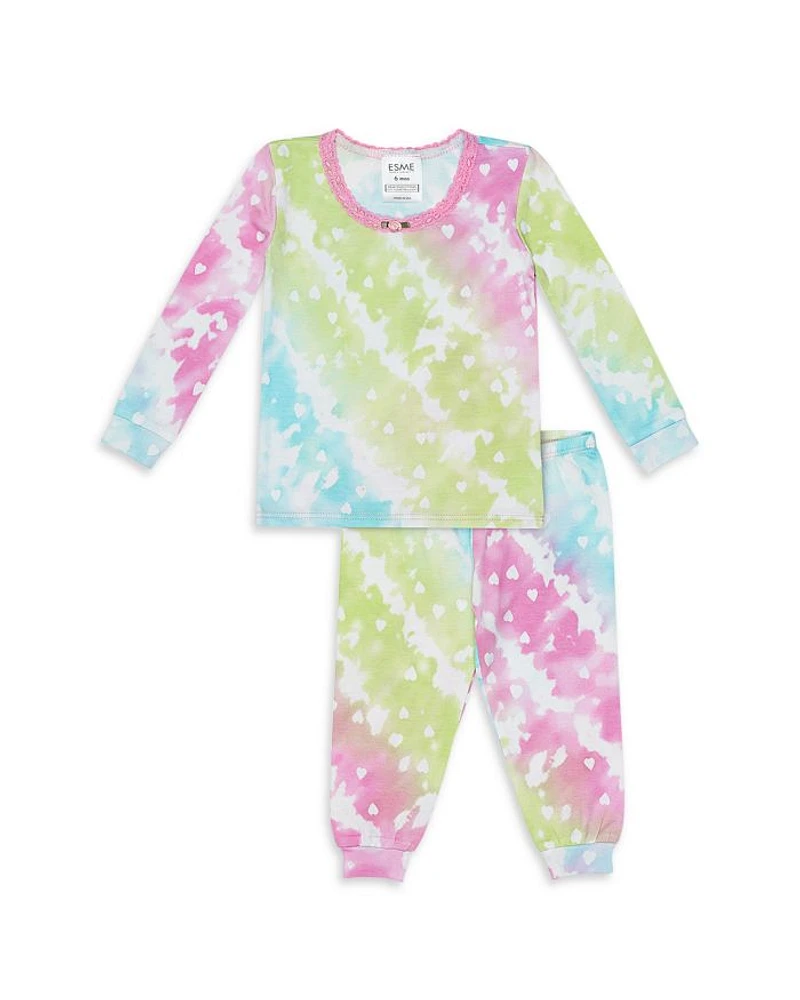 Girls' Long Sleeved Top & Pants Pajamas Set - Little Kid