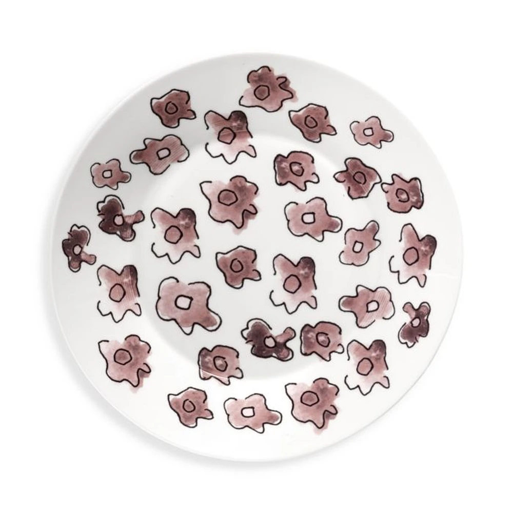 Marni Dark Viola Large Low Serving Plate