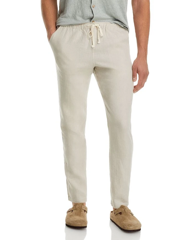 Bo Linen Regular Fit Drawstring Pants