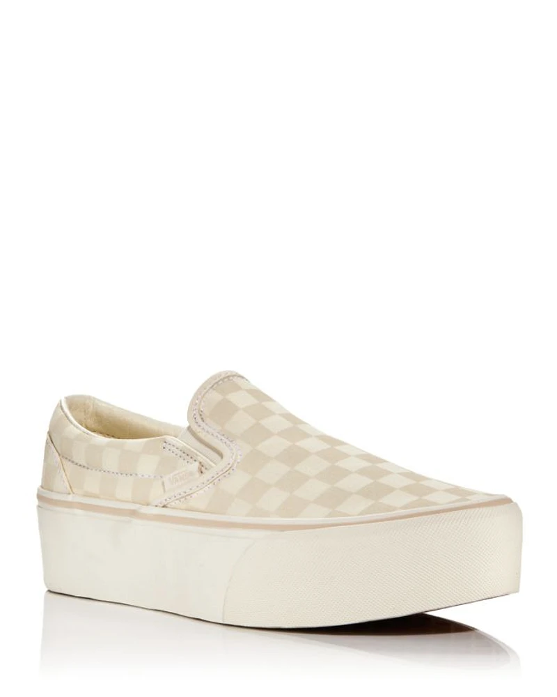 Women's Classic Slip On Platform Sneakers