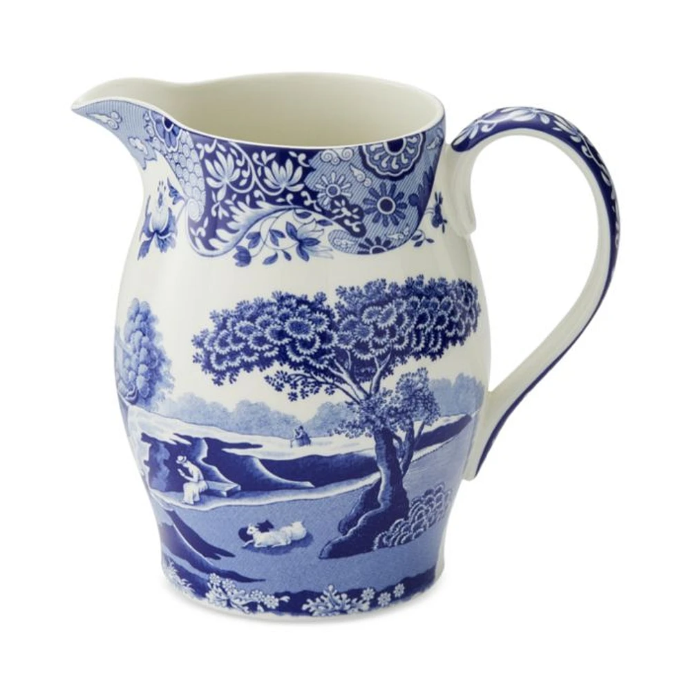 Blue Italian Liverpool Jug