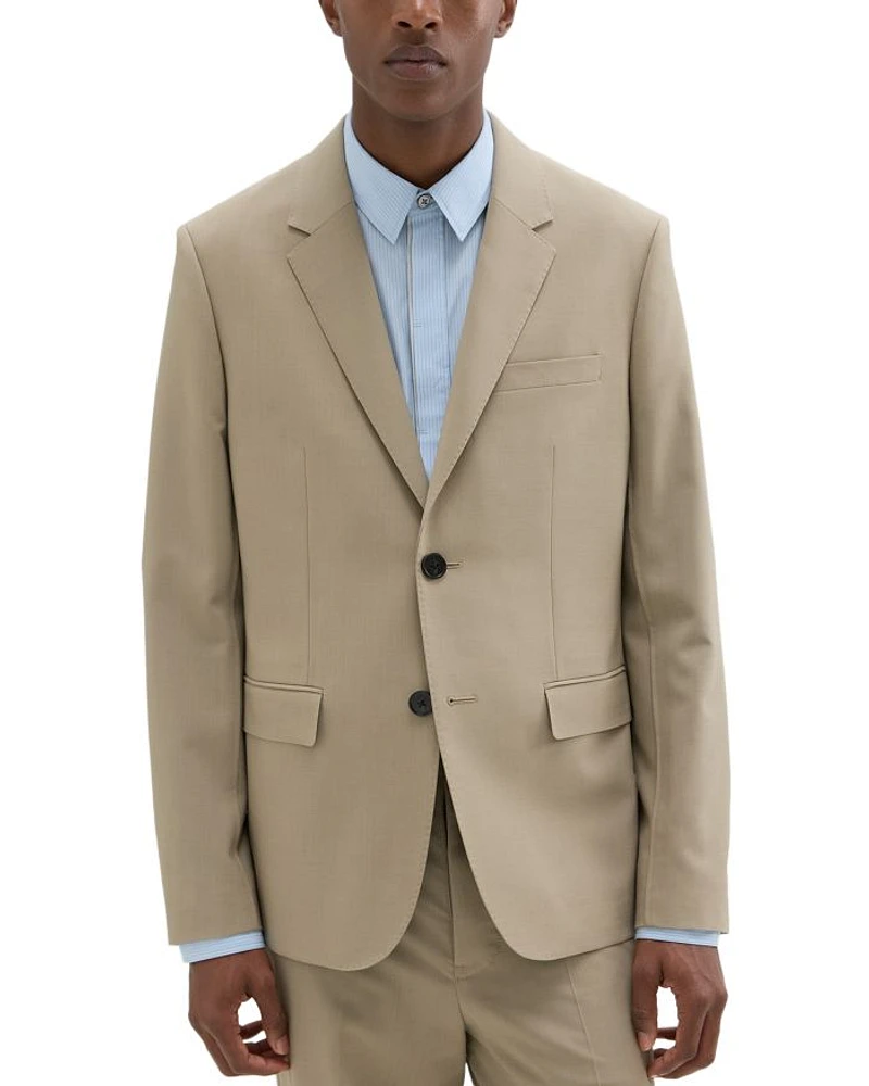 Wool Two Button Blazer