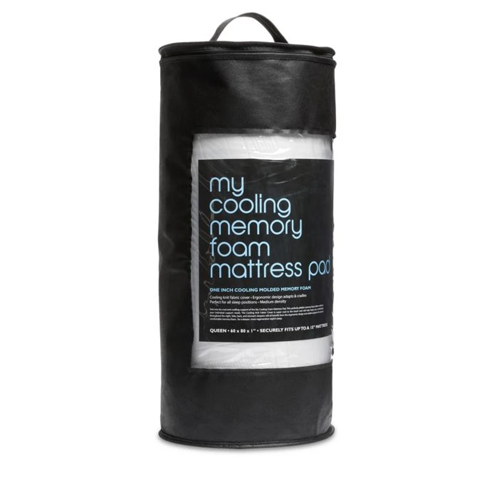 My Cooling Memory Foam Mattress Pad - Exclusive
