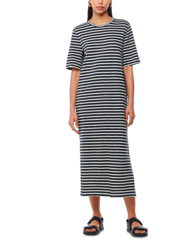 Breton Stripe Jersey Dress