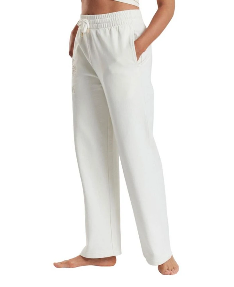 Sitka Blossom-Embroidered Ethical-Cotton Joggers