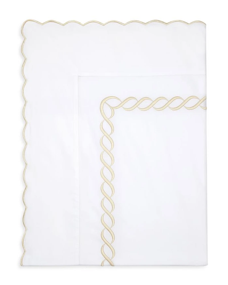 Treccia Flat Sheet, Full Queen