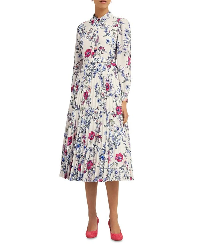Ashleen Floral Print Shirtdress