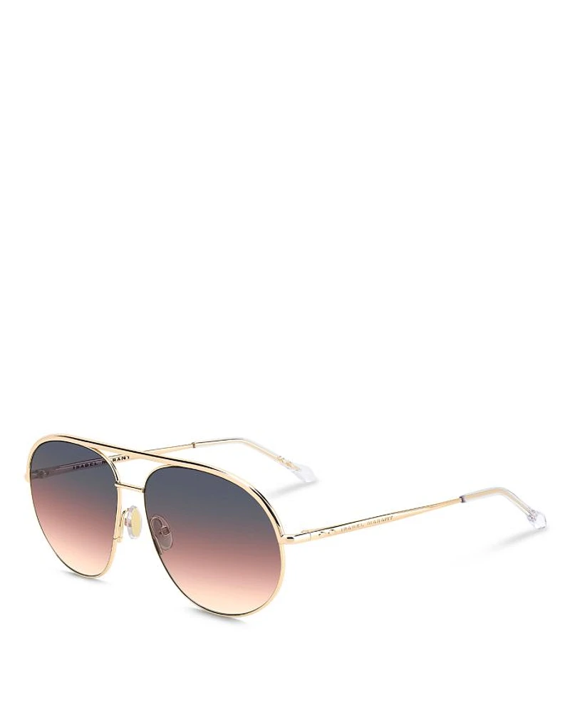 The In Love Rectangle Sunglasses, 59mm