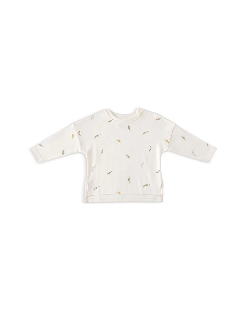 Unisex Drop Shoulder Long Sleeve Top - Baby, Little Kid
