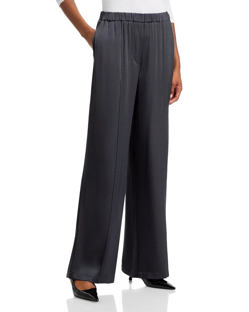 Fynn Satin Wide Leg Pants