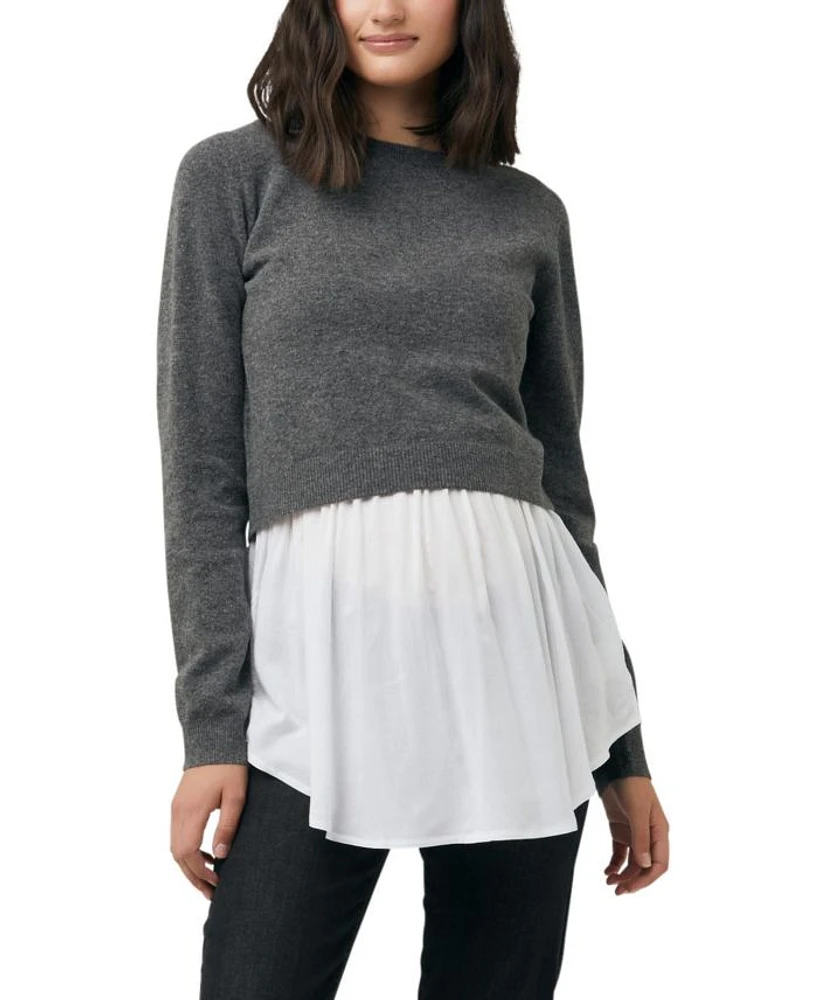 Sandy Detachable Nursing Knit Sweater