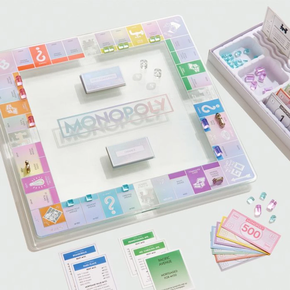 Monopoly Aura Glass Game