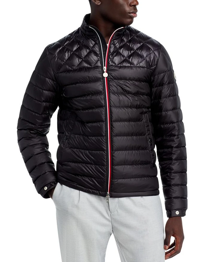 Benamou Nylon Quilted Full Zip Down Jacket