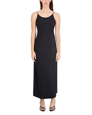 Faux Suede Slip Dress