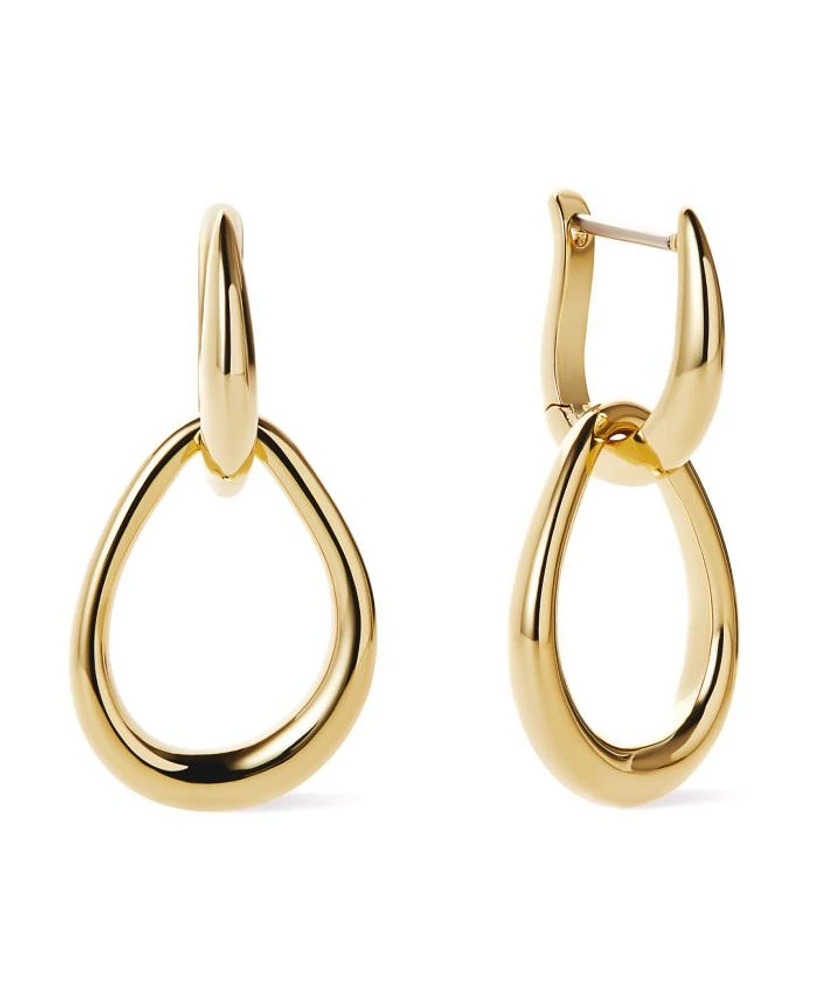 Gold Drop Earrings - Sage